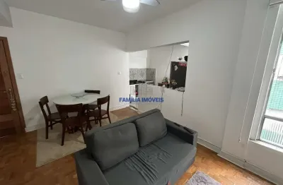 Apartamento com 1 quarto à venda na avenida presidente wilson, --, gonzaga, santos por r$ 400.000