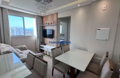 Apartamento com 2 quartos à venda na césar augusto de castro rios, --, areia branca, santos por r$ 320.000