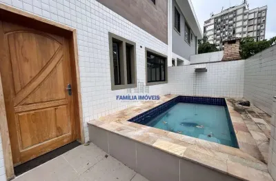 Casa em condomínio fechado com 3 quartos para alugar na conselheiro zacharias, --, vila belmiro, santos por r$ 7.898