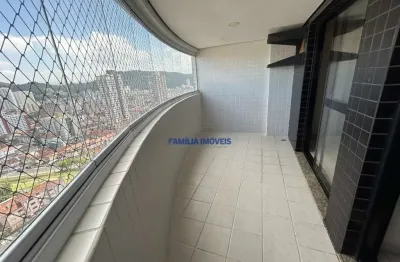 Apartamento com 3 quartos à venda na rua paraíba, --, pompéia, santos por r$ 1.280.000