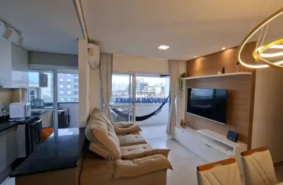 Apartamento com 2 quartos à venda na rua 9 de julho, --, marapé, santos por r$ 650.000