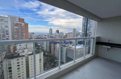 Apartamento com 2 quartos para alugar na avenida ana costa, --, gonzaga, santos por r$ 8.500