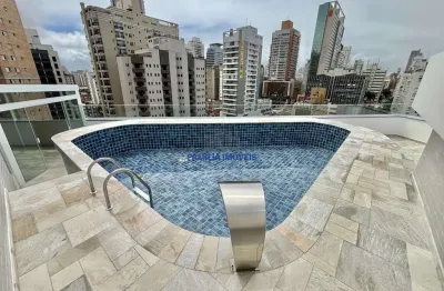 Cobertura com 3 quartos à venda na avenida marechal deodoro, --, gonzaga, santos por r$ 2.990.000