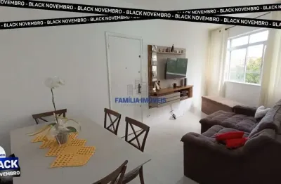 Apartamento com 2 quartos à venda na rua benedito ernesto guimarães, --, marapé, santos por r$ 340.000