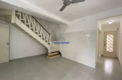 Casa em condomínio fechado com 2 quartos para alugar na paraguai, --, gonzaga, santos por r$ 4.700