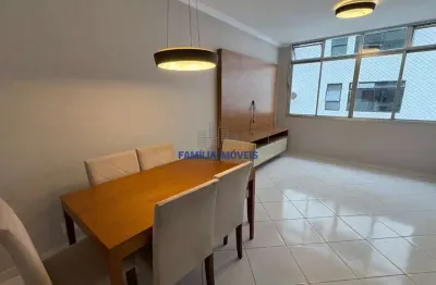 Apartamento com 2 quartos para alugar na rua galeão carvalhal, --, gonzaga, santos por r$ 4.900