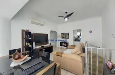 Apartamento com 3 quartos à venda na avenida senador pinheiro machado, --, marapé, santos por r$ 550.000