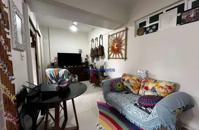 Apartamento com 1 quarto à venda na avenida presidente wilson, --, josé menino, santos por r$ 319.000