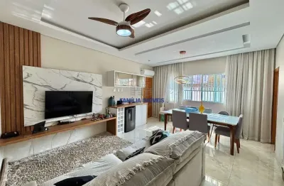 Casa em condomínio fechado com 3 quartos à venda na morvan dias de figueiredo, --, marapé, santos por r$ 1.200.000