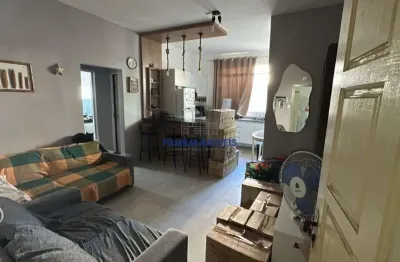 Apartamento com 1 quarto para alugar na avenida quintino bocaiuva, --, centro, são vicente por r$ 2.300