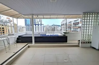 Cobertura com 4 quartos à venda na rua tocantins, --, gonzaga, santos por r$ 1.300.000