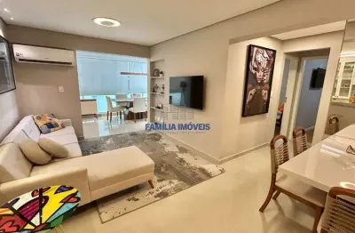 Apartamento com 2 quartos à venda na rua galeão carvalhal, --, gonzaga, santos por r$ 1.350.000