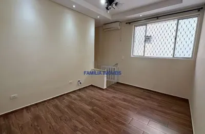 Casa em condomínio fechado com 2 quartos para alugar na avenida senador pinheiro machado, --, marapé, santos por r$ 2.500