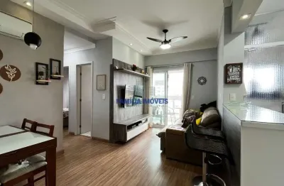 Apartamento com 2 quartos à venda na avenida affonso penna, --, estuário, santos por r$ 599.000