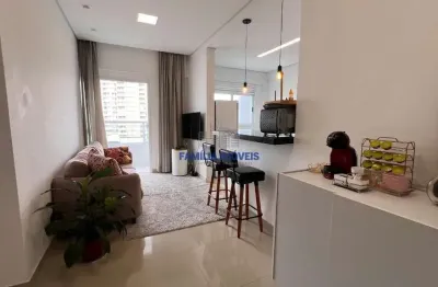 Apartamento com 2 quartos para alugar na avenida washington luís, --, vila mathias, santos por r$ 4.198