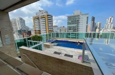 Apartamento com 1 quarto para alugar na avenida general francisco glicério, --, gonzaga, santos por r$ 3.998