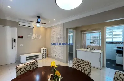 Apartamento com 2 quartos à venda na avenida conselheiro nébias, --, boqueirão, santos por r$ 440.000