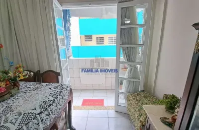 Apartamento com 1 quarto à venda na rua bassim nagib trabulsi, --, ponta da praia, santos por r$ 450.000