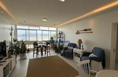 Apartamento com 3 quartos para alugar na avenida presidente wilson, --, josé menino, santos por r$ 7.500