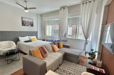 Apartamento à venda na avenida bartolomeu de gusmão, --, ponta da praia, santos por r$ 450.000