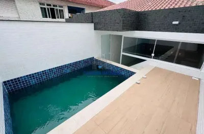 Casa em condomínio fechado com 4 quartos à venda na rua liberdade, --, embaré, santos por r$ 1.780.000