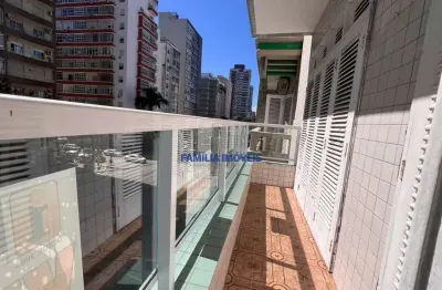 Apartamento com 2 quartos para alugar na avenida conselheiro nébias, --, boqueirão, santos por r$ 4.000