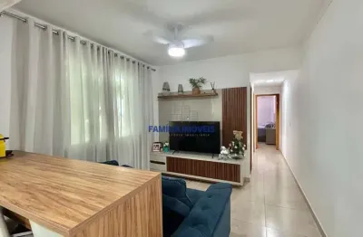 Apartamento com 2 quartos à venda na rua alberto veiga, --, marapé, santos por r$ 395.000