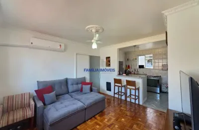 Apartamento com 2 quartos à venda na rua ministro xavier de toledo, --, campo grande, santos por r$ 375.000