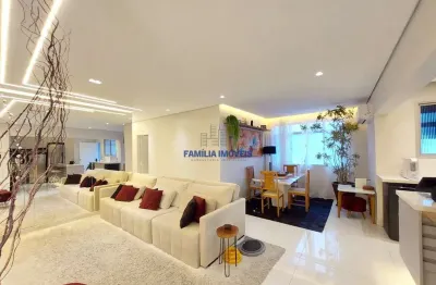 Apartamento com 3 quartos à venda na rua visconde de faria, --, campo grande, santos por r$ 720.000