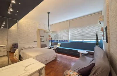 Kitnet / stúdio à venda na rua doutor artur porchat de assis, --, boqueirão, santos por r$ 390.000