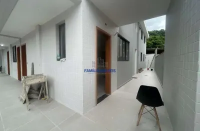 Casa em condomínio fechado com 2 quartos à venda na rua são judas tadeu, --, marapé, santos por r$ 695.000