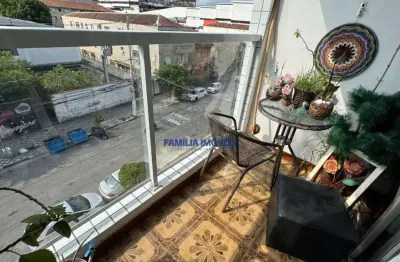 Apartamento com 2 quartos à venda na rua dom pedro i, --, vila belmiro, santos por r$ 550.000