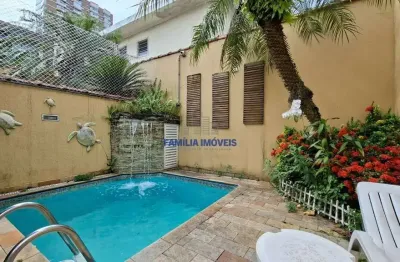 Casa em condomínio fechado com 3 quartos à venda na Rua Marquês de São Vicente, --, Campo Grande, Santos por R$ 1.480.000