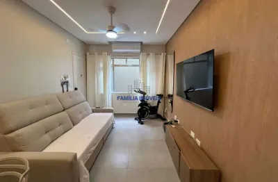 Apartamento com 2 quartos à venda na Rua Evaristo da Veiga, --, Campo Grande, Santos por R$ 435.000