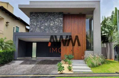 Sobrado novo com 5 quartos à venda, 304 m² por r$ 3.200.000,00- jardins madri - goiânia/go