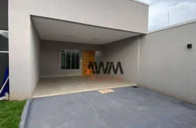 Casa com 3 quartos à venda, 150 m² por r$ 750.000 - jardim atlântico - goiânia/go
