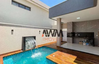 Casa com 3 suítes à venda, 158 m² por r$ 1.300.000 - jardins bolonha - senador canedo/go