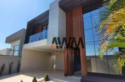 Sobrado com 5 suítes à venda, 282 m² por r$ 1.800.000 - moinho dos ventos - goiânia/go
