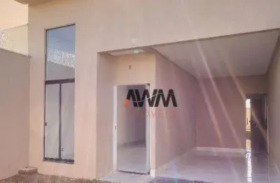 Casa com 3 dormitórios à venda, 118 m² por r$ 350.000,00 - alvorada oeste - aparecida de goiânia/go