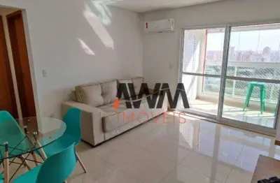 Apartamento mobilido com 1 quarto para alugar, 51 m²- setor marista - goiânia/go