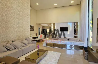 Linda casa térrea com 3 suítes à venda, 206 m² por r$ 2.350.000 - jardins madri - goiânia/go