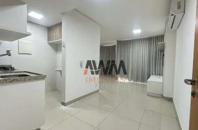 Apartamento com 1 quarto para alugar, 42 m²- setor oeste - goiânia/go