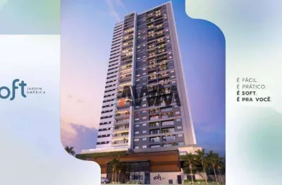 Apartamento com 2 quartos 1 suíte -novo à venda, 63 m² por r$ 610.000 - jardim américa - goiânia/go