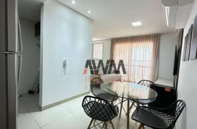 Apartamento mobiliado com 1 quarto para alugar, 42 m²- setor oeste - goiânia/go