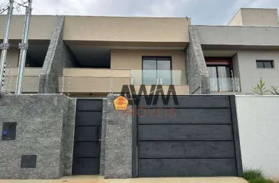 Sobrado com 3 suites plenas para alugar, 210 m²- setor jaó - goiânia/go