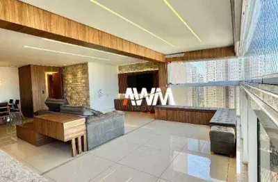 Apartamento com 3 quartos sendo suítes à venda, 142 m² por r$ 1.450.000 - setor bueno - goiânia/go