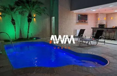 Casa com piscina aquecida, energia solar e varanda gourmet – 215 m² | 3 quartos | 1 suíte | Terreno 378 m²
