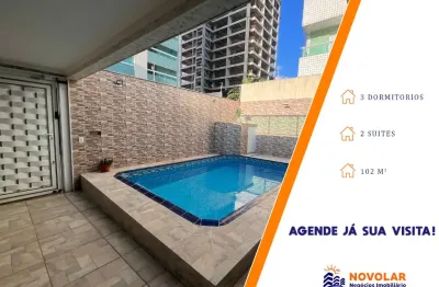 Casa com 3 quartos à venda na Rua Lilás, 56, Jardim Real, Praia Grande