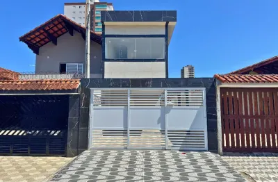 Casa em condomínio fechado com 3 quartos à venda na Avenida Carlos Alberto Perrone, 113, Balneário Maracanã, Praia Grande