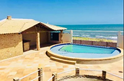 ️ casa de alto padrão frente ao mar – iparana - descubra uma casa imponente, sofisticada e com arquitetura exclusiva,